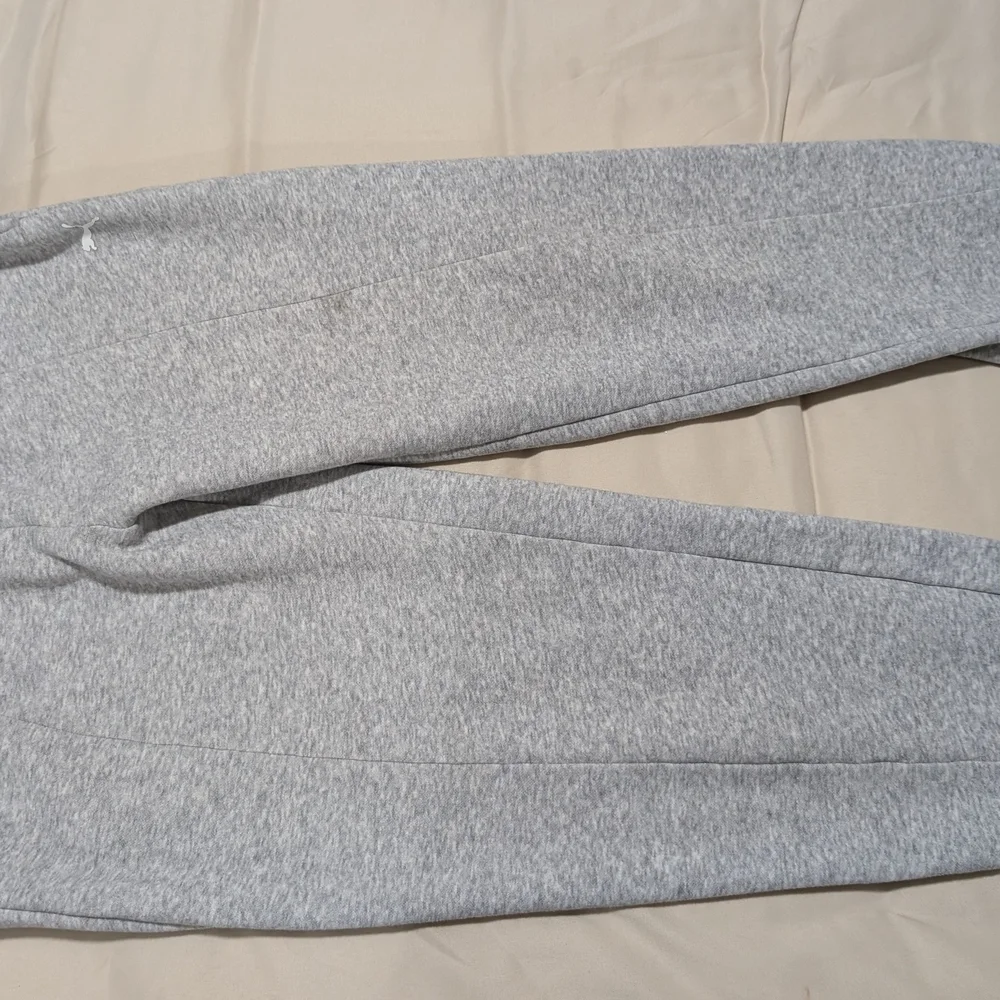 Puma Gray Sweatpants Elastic Cuffs Relaxed Fit